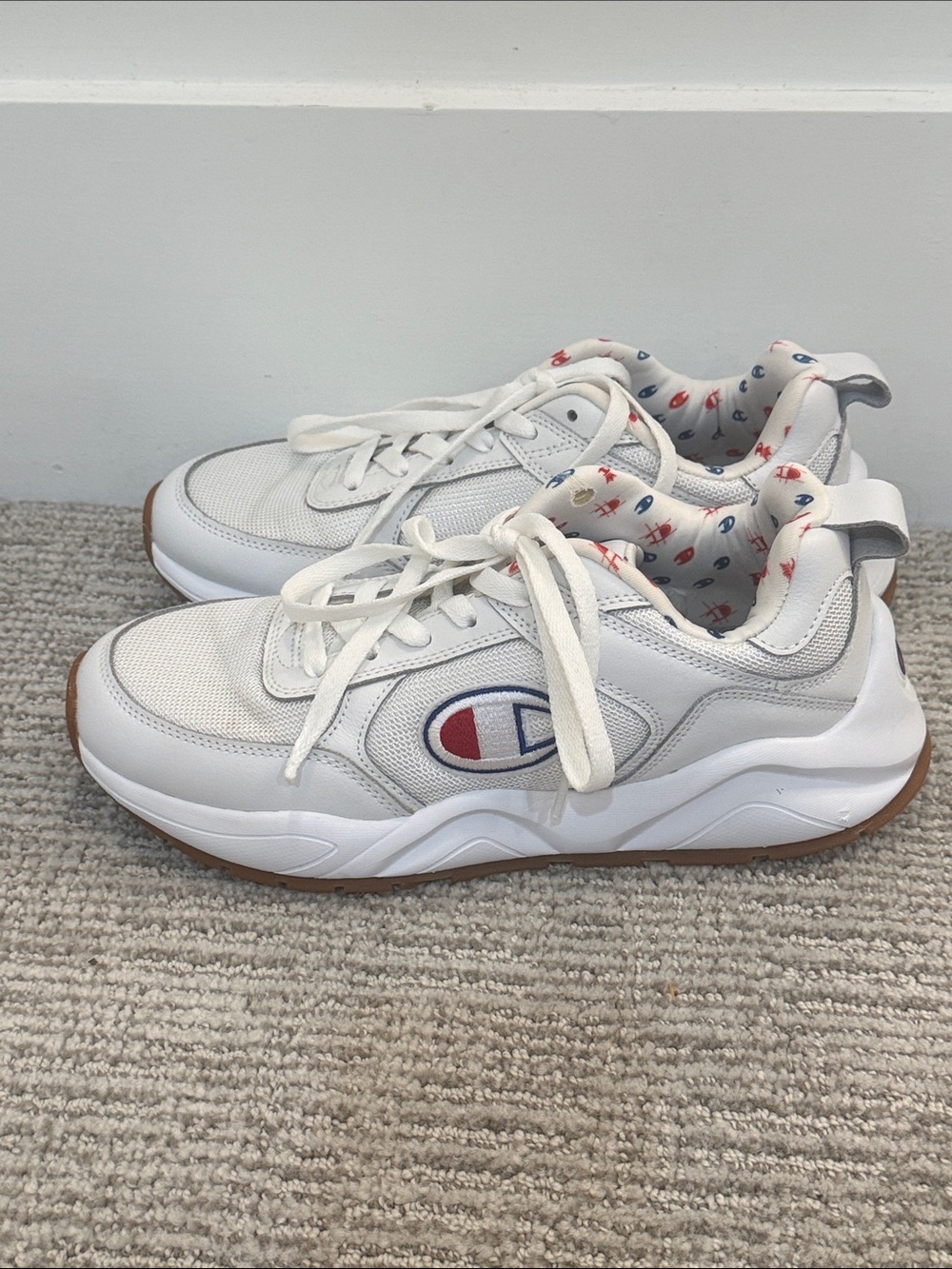 Champion 93Eighteen Classic White Chunky Sneakers